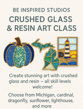 Load image into Gallery viewer, Crushed Glass Suncatcher Class 11/29