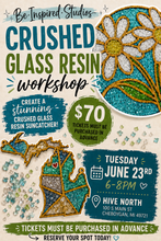 Load image into Gallery viewer, Crushed Glass Suncatcher- Hive North 6/23/26