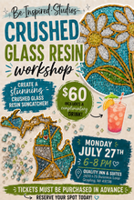 Load image into Gallery viewer, Crushed Glass Workshop- Quality Inn